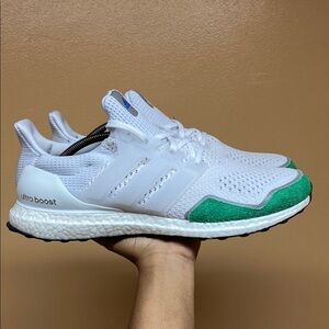 Adidas Ultra Boost 1.0 DNA Cloud White Green Running Sneakers